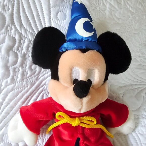 Disney Mickey Mouse Sorcerers Apprentice Plush Stuffed Walt Disney World - Picture 2 of 10